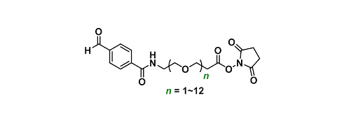 CHO-Ph-CONH-PEGn-NHS ester